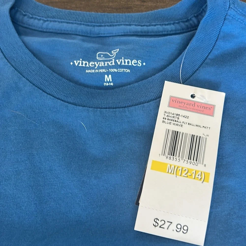 NWT Boys Vineyard Vines Blue Graphic T-Shirt - Picture 4 of 5